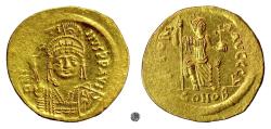 BYZANTINE, JUSTIN II.  AV Solidus. Constantinople mint, struck 567-578