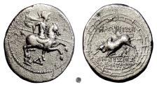 Ancient Coins - IONIA, Magnesia ad Maeandrum. AR Oktobol, circa 150-140 BC