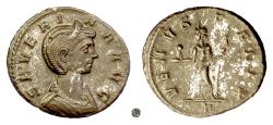 Ancient Coins - SEVERINA as Augusta.  Denarius, Rome mint, struck 275 AD.  Venus