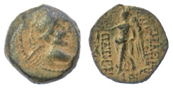 Ancient Coins - SELEUKID KINGS, Antiochos IX Eusebes. AE denomination B, 114-95 BC. Eros / Nike