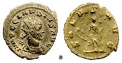 Ancient Coins - CLAUDIUS II GOTHICUS.  Antoninianus, Rome mint, struck 268-269 AD.  Salus