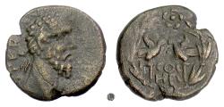 Ancient Coins - Septimius Severus, COELESYRIA, Heliopolis.  AE 22, 193-211 AD