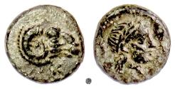 Ancient Coins - TROAS, Kebren.  AE 9, circa 387-310 BC.  Ram / Apollo
