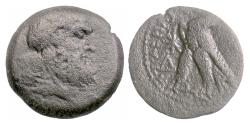 Ancient Coins - EGYPT, Ptolemy X Soter II. AE 24, 116-80 BC. Zeus / Eagle. Rare