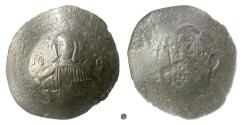 Ancient Coins - BYZANTINE, John II, Comnenus.  Billon aspron trachy, 1118-1143