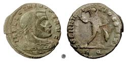 Ancient Coins - LICINIUS I.  AE Follis, Rome mint, 312-313 AD.  Sol