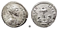 Ancient Coins - PROBUS.  Antoninianus, Rome mint, struck 281 AD.  Captives beside trophy