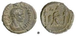 Ancient Coins - AURELIAN, Egypt.  Potin Tetradrachm, dated year 4 (272/3 AD)