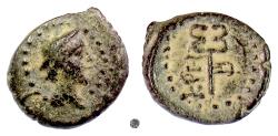Ancient Coins - PISIDIA, Cremna.  AE 13, 1st century BC.  Hermes / Caduceus