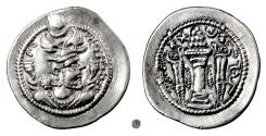 Ancient Coins - SASANIAN, Peroz.  AR drachm, WH mint, 459-484 CE