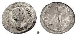 Ancient Coins - SALONINA, as Augusta.  AR Antoninianus, Rome mint, 254-268 AD.  Pietas