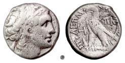 Ancient Coins - PTOLEMAIC EGYPT, Kleopatra VII.  AR Tetradrachm, 43/2 BC.  Eagle