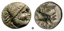 Ancient Coins - APULIA, Rubi.  AE 15, circa 300-225 BC.  Zeus / Eagle