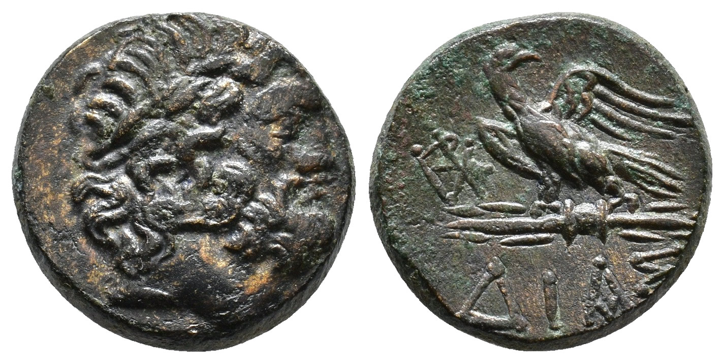 DIA (Bithynia) AE19. EF-/EF. Ca. 85-65 B.C. Zeus - Eagle. | Greek Coins