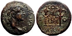 Ancient Coins - ICONIUM (Lycaonia) AE20. TITUS. VF+. Legionary standards.