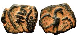 Ancient Coins - HATRA (Mesopotamia) AE14. Pseudo-autonomous issue. VF+. Shamash. SCARCE!