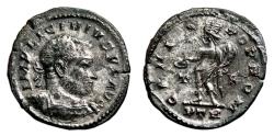 Ancient Coins - LICINIUS I AE Follis. EF-/EF. Partially SILVERED. Treveri mint. GENIO POP ROM. 