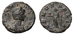 Ancient Coins - SEVERINA Denarius. VF+. VENVS FELIX.