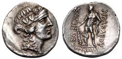 Ancient Coins - THASOS (Thrace) AR Tetradrachm. EF-. Dyonisos - Herakles.