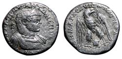 Ancient Coins - CARACALLA AR Tetradrach. EF-. Edessa mint. Cuirassed bust. VERY SCARCE!