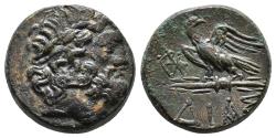 Ancient Coins - DIA (Bithynia) AE19. EF-/EF. Ca. 85-65 B.C. Zeus - Eagle.