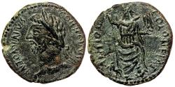 Ancient Coins - COMMODUS AE23. Antioch (Pisidia). EF. God Men in reverse.