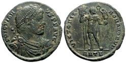 Ancient Coins - JOVIAN AE1 (Double Maiorina). EF-/EF. VICTORIA ROMANORVM. Scarce and Nice!
