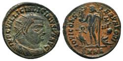 Ancient Coins - LICINIUS I AE Follis. EF/EF-. Heraclea mint. IOVI CONSERVATORI. Radiated Bust.