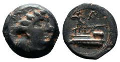 Ancient Coins - ARADOS (Phoenicia) AE17. VF/EF-. Prowl of Galley.