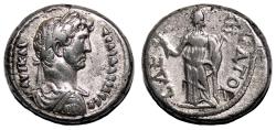 Ancient Coins - HADRIAN Bi Tetradrachm. almost EF/VF+. Alexandria mint. Eirene.