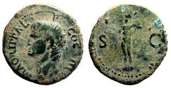 Ancient Coins - AGRIPPA AE As. VF+/VF. Neptune.