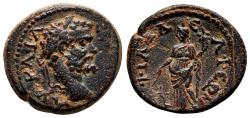 Ancient Coins - PHILADELPHIA (Lydia) AE20. Septimius Severus. EF-. Tyche.
