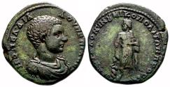 Ancient Coins - NIKOPOLIS AD ISTRUM (Moesia Inf) AE27 (Tetrassarion). DIADUMENIAN. EF-/VF+. Asklepios.