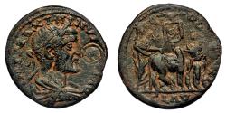 Ancient Coins - NINICA-CLAUDIOPOLIS (Cilicia) AE26. Maximinus I Thrax. EF-/VF+. Yoke.