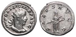 Ancient Coins - GALLIENUS AR Antoninianus. EF-/EF. Viminacium mint. The health.