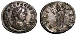 Ancient Coins - TACITUS Bi Antoninianus. EF/EF-. SILVERED. Ticinum mint. The happiness.