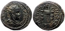 Ancient Coins - ANTIOCH (Pisidia) AE23. Volusian. EF/EF-. Standards.