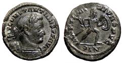 Ancient Coins - CONSTANTINE I AE Follis. EF/EF-. London. MARTI PATRI PROPVG.