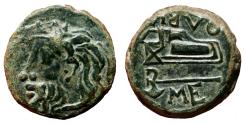 Ancient Coins - OLBIA (Skythia) AE22. EF-/EF. River god Borysthenes.