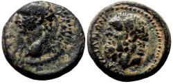 Ancient Coins - SARDIS (Lydia) AE15. Claudius. VF+/EF-. Heracles.
