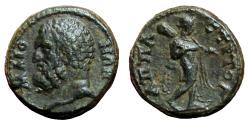 Ancient Coins - MAEONIA (Lydia) AE19. EF-. Herakles.