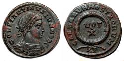 Ancient Coins - CONSTANTINE II AE3 (Centenonial). EF+/EF. Rome mint. Cuirassed bust. VOT X.