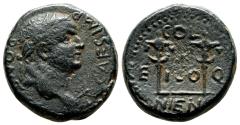 Ancient Coins - ICONIUM (Lycaonia) AE20. Titus. EF-. Legionary standards.