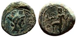 Ancient Coins - ROMAN-CELTIC AE Semis. VF+. After 44 BC. Neptune.