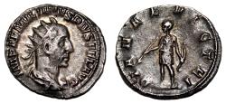 Ancient Coins - AEMILIAN AR Antoninianus. EF-. Diana. SCARCE!