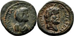 Ancient Coins - IRENOPOLIS-NERONIAS (Cilicia) AE23. Julia Domna. VF+/EF-. Herakles.