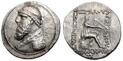 Ancient Coins - PARTHIA. MITHRADATES II AR Tetradrachm. EF. Seleukeia on the Tigris mint. CHOICE!
