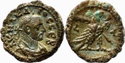 Ancient Coins - CARUS AE Tetradrachm. EF-. Alexandria mint. Eagle.