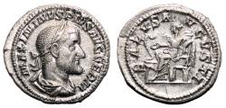 Ancient Coins - MAXIMINUS I THRAX AR Denarius. EF+/EF. LUSTER. The health.