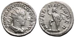 Ancient Coins - PHILIP II AR Antoninianus. EF. The sun.